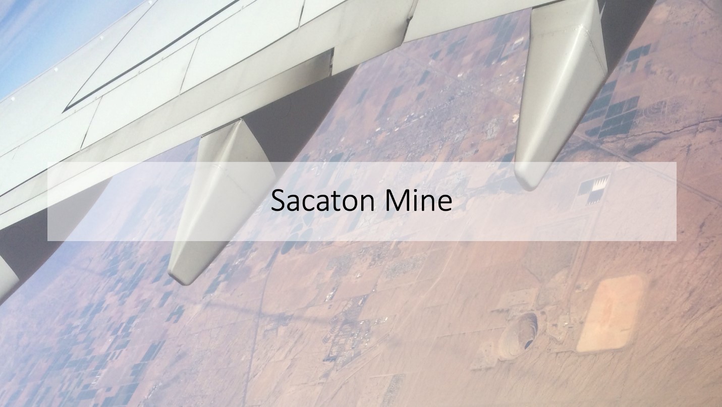 Sacaton Mine from the air