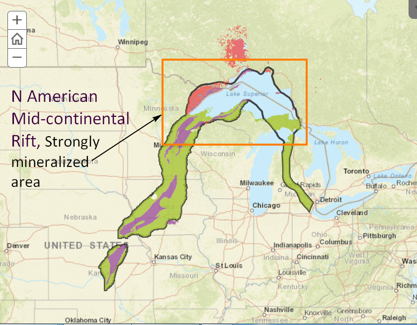 Figure 1. USGS Mid-continental rift