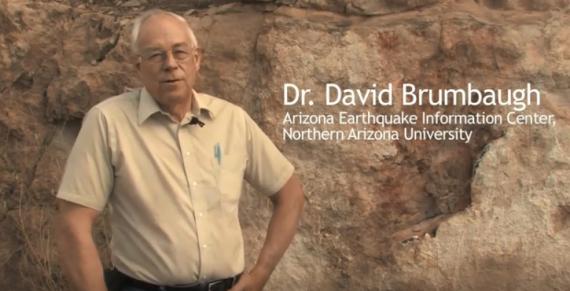 Lake Mary Fault, Arizona. Dr. David Brumbaugh of Northern Arizona University