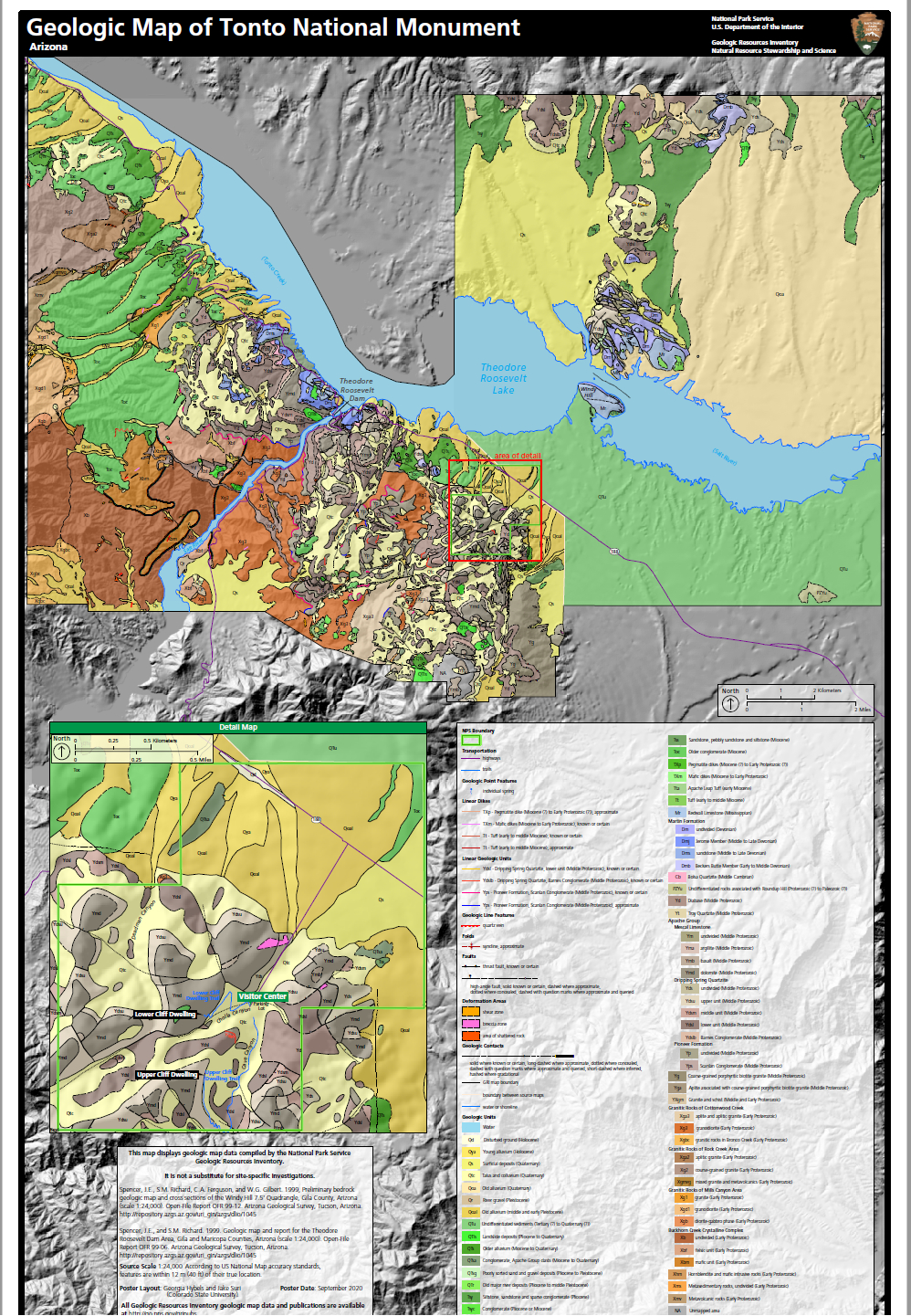 Geologic Map poster
