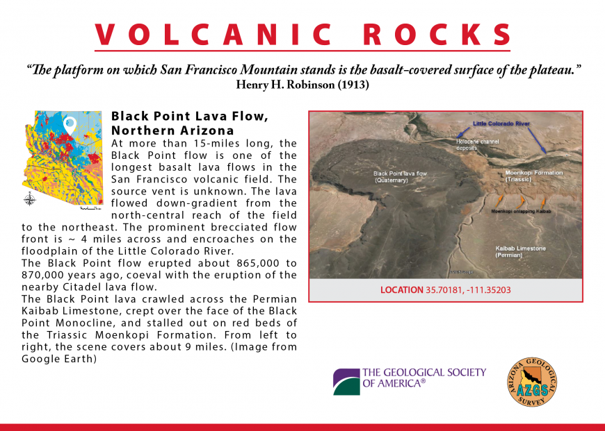 Volcanic Rocks postcard