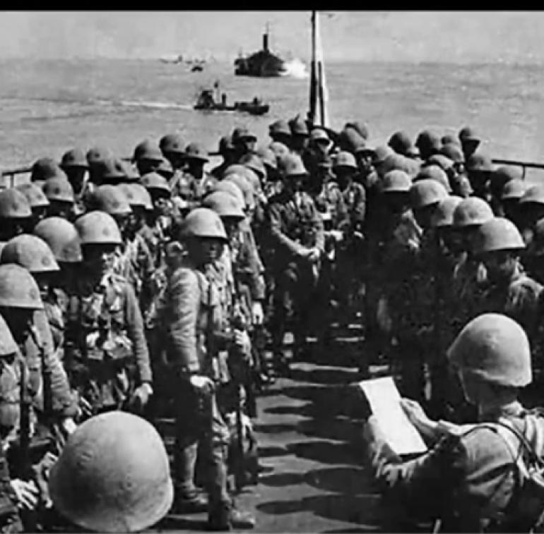 Amphibious transport during WW II